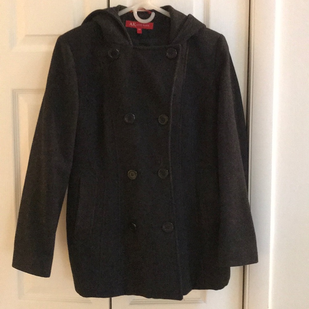 Anne Klein Gray wool pea coat 🧥